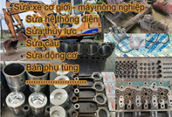 DỊCH VỤ SỬA XE CUỐC, XE CƠ GIỚI, MÁY CÀY