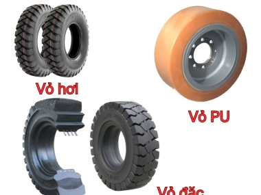 Các loại lốp xe nâng