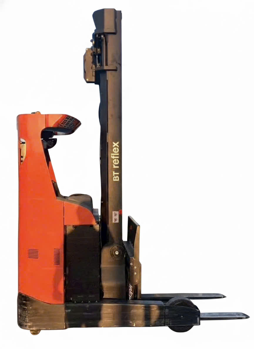 Xe nâng điện reach truck (xe vươn kệ)