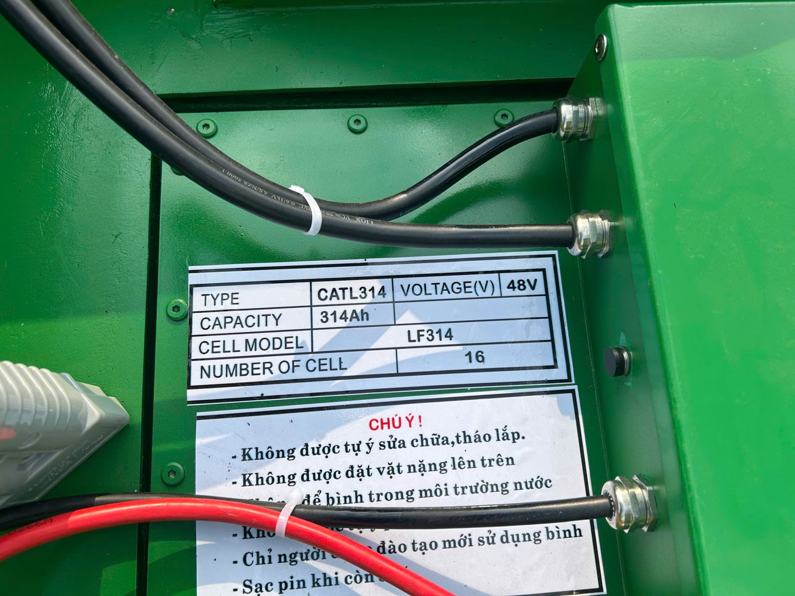 Bình Lithium 48V 314Ah