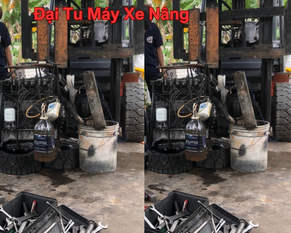 sửa máy xe nâng