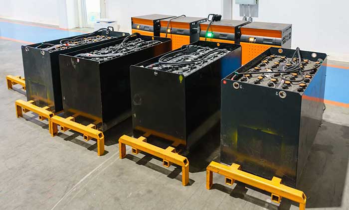 phòng sạc ắc quy xe nâng điện