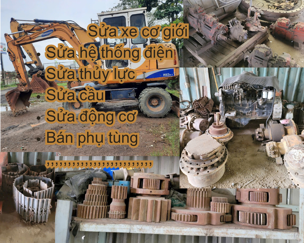 sửa xe cuốc