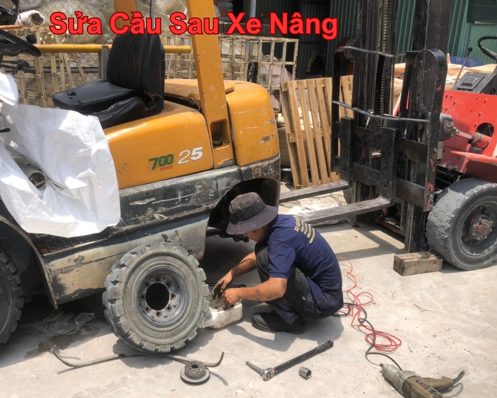 sửa cầu xe nâng
