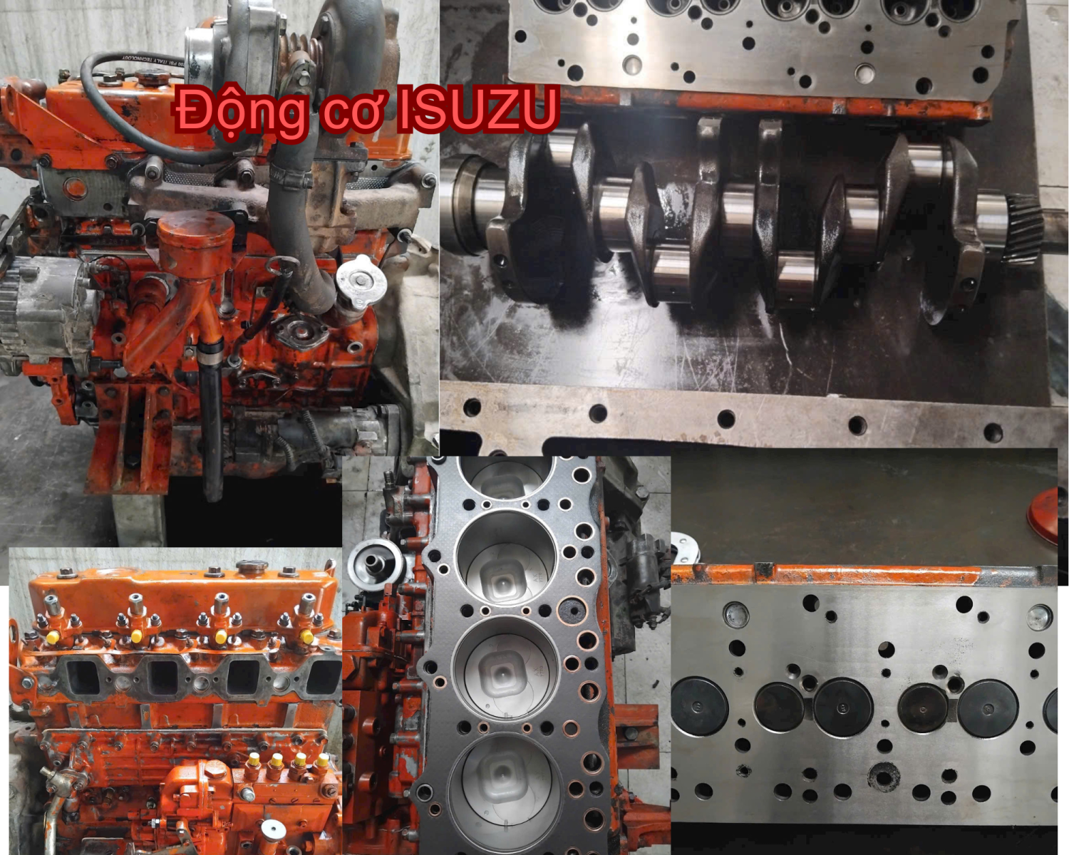 sửa xe cơ giới, xe cuốc, xe đào isuzu