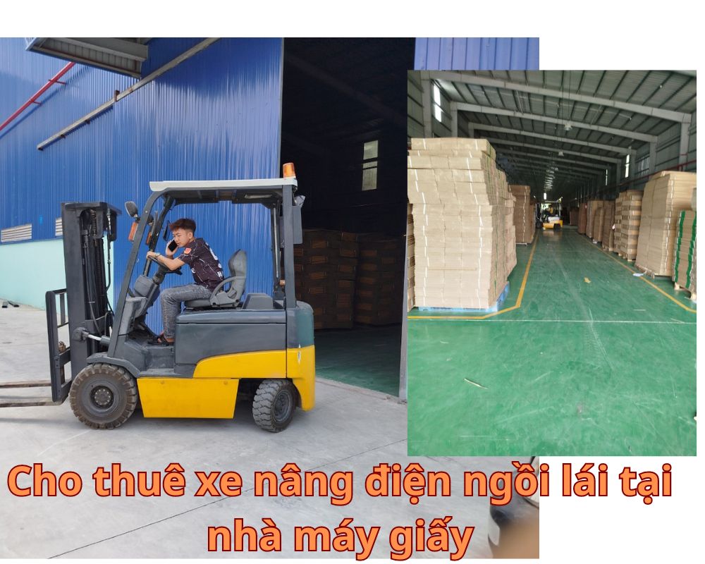thuê xe nâng điện ngồi lái