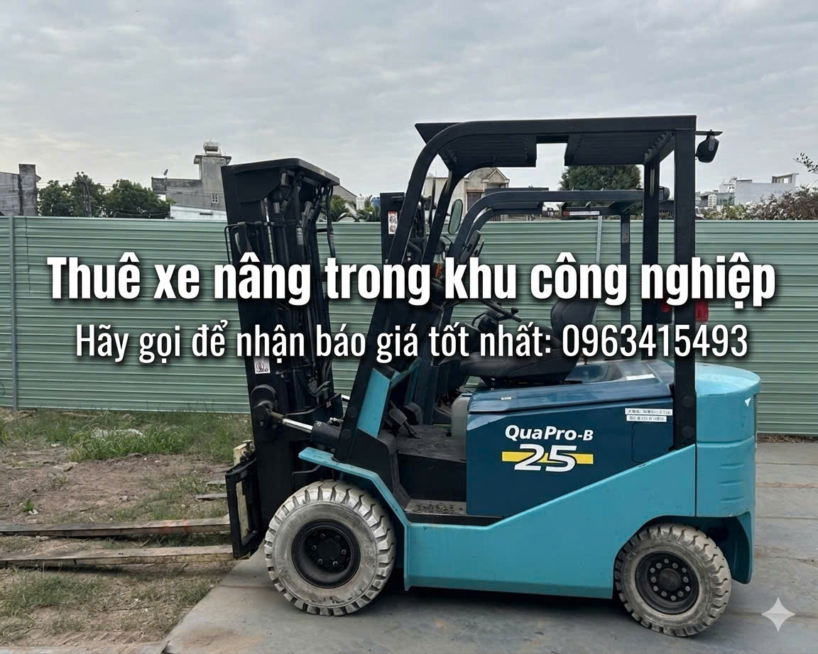 thuê xe nâng trong khu công nghiệp