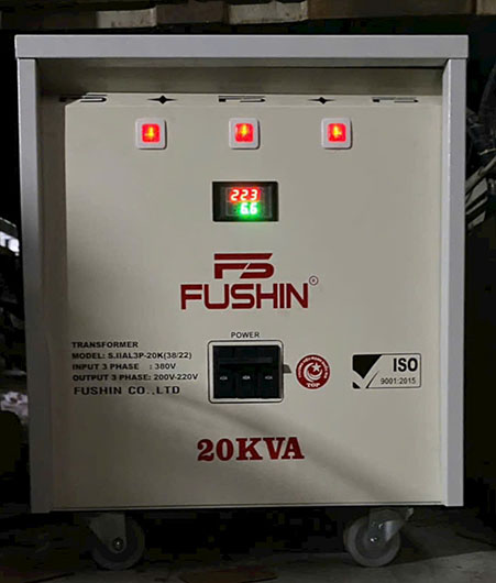 Biến áp 3 pha 380V sang 220V sử dụng cho xe nâng hàng
