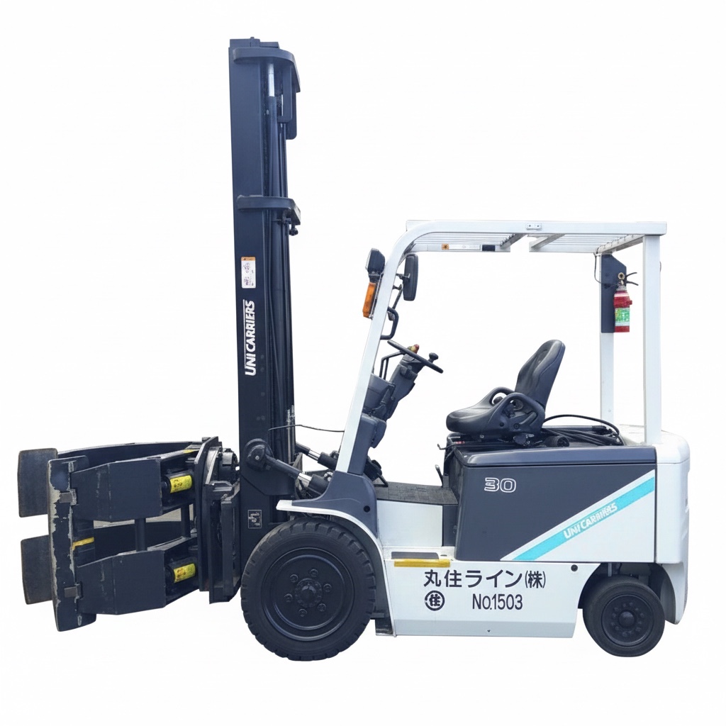 XE NÂNG ĐIỆN UNICARRIERS 3 TẤN KẸP TRÒN