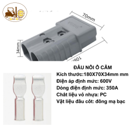 GIẮC SẠC XE NÂNG 350A  600V