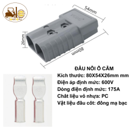 GIẮC SẠC XE NÂNG 175A  600V
