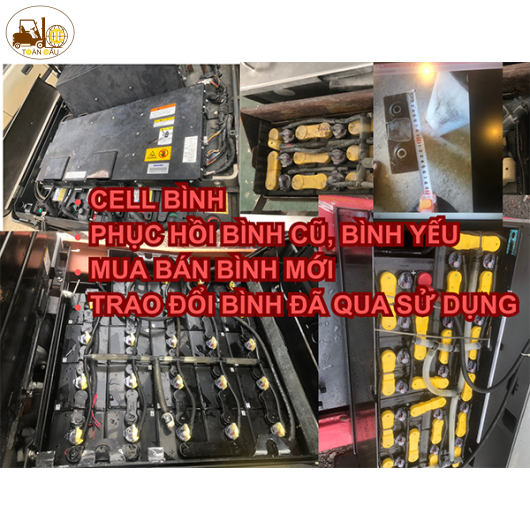 BÌNH ĐIỆN XE NÂNG ĐÃ QUA SỬ DỤNG, BÌNH ẮC QUY XE NÂNG NHẬT BÃI