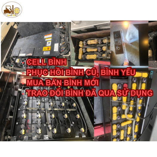 BÌNH ĐIỆN XE NÂNG ĐÃ QUA SỬ DỤNG, BÌNH ẮC QUY XE NÂNG NHẬT BÃI