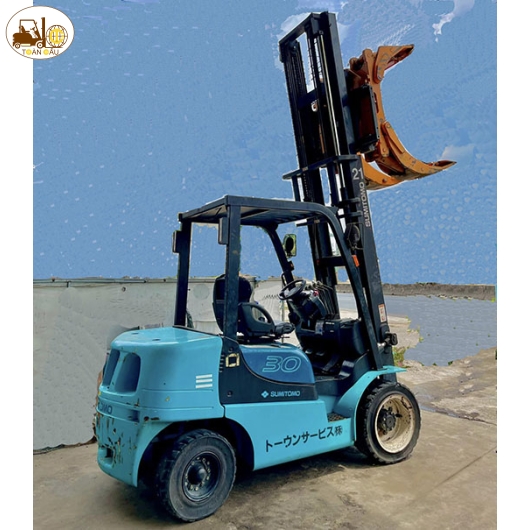 XE NÂNG DẦU SUMITOMO 3 TẤN KẸP GIẤY